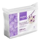 Ватные палочки AMRA (пакет) 200шт