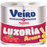 Туал.бумага VEIRO LUXORIA 3-х сл. (4рул) арт.5С34 АРОМА (на пал.48 кор.)