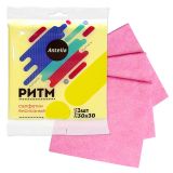 Салфетка вискозная 30х30см (*3шт) РИТМ  универсальные  (Антелла)