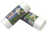 МЕШКИ для мусора  60 л *50шт PREMIUM, БЕЛЫЕ ( 62х70см,8 мкм) (АЛЬПАК)