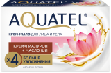 Мыло туал. "Aquatel" 90г лепестки лотоса, в пачке