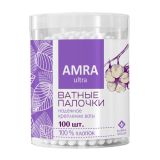 Ватные палочки AMRA (цилиндр) 100шт