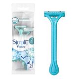 Станки д/бритья Жиллетт однораз SIMPLY VENUS 2 * 2