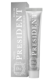 Зуб.паста PRESIDENT® 75г White  Вайт (100 RDA)