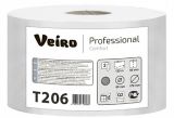 Туал.бумага Veiro Professional Comfort 125м 1-сл. арт.T206 (44кор/пал) Т206