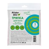 Тряпка д/пола микрофибра  50*60см Mister DEZ ECO 1шт (серая) 