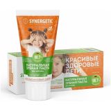 Зуб.паста Синергетик SYNERGETIC 50гр ДЕТСКАЯ Апельсиновый джем, от 3 до 6 лет