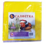 Салфетка вискозная 30смх30см (*3шт) МАНДАРИНКА