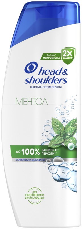 Шампунь HEAD & SHOULDERS  360мл Против перх Ментол