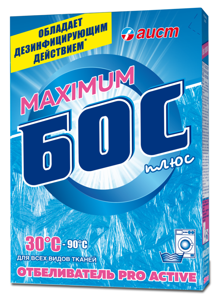 Отбеливатель БОС-плюс maximum 30х500г.