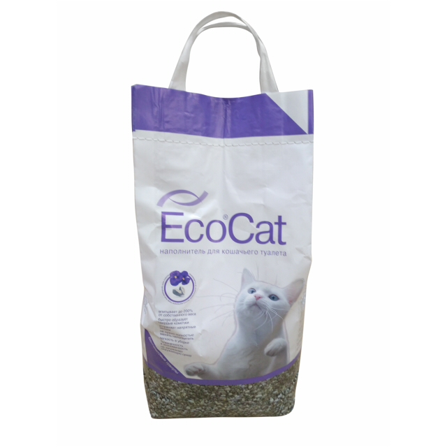 Наполнитель для кошачьего туалета бентонитовый 4 кг EcoCat
