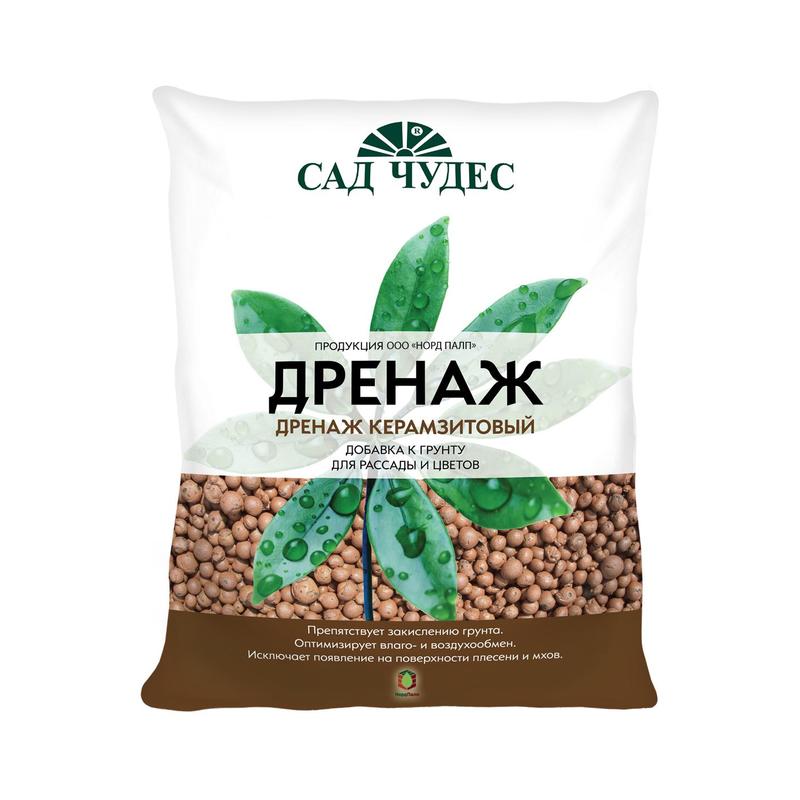 Дренаж САД ЧУДЕС (крупный) фракция 8-20 мм. 2л