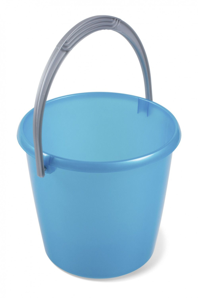 Ведро "Соло" 3л перламутровое бирюзовое