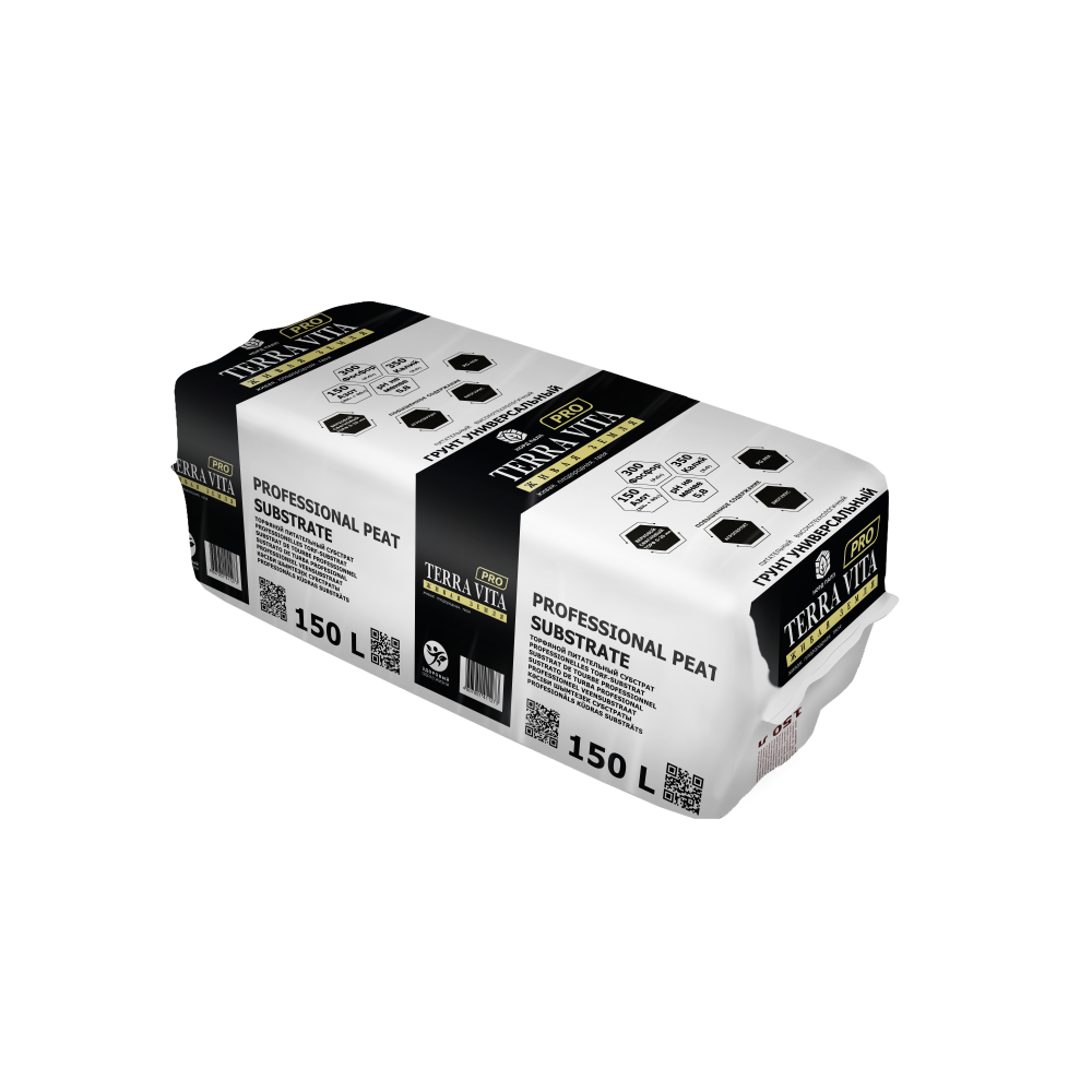 Грунт Торфогрунт ЖИВАЯ ЗЕМЛЯ ПРО 150 л 