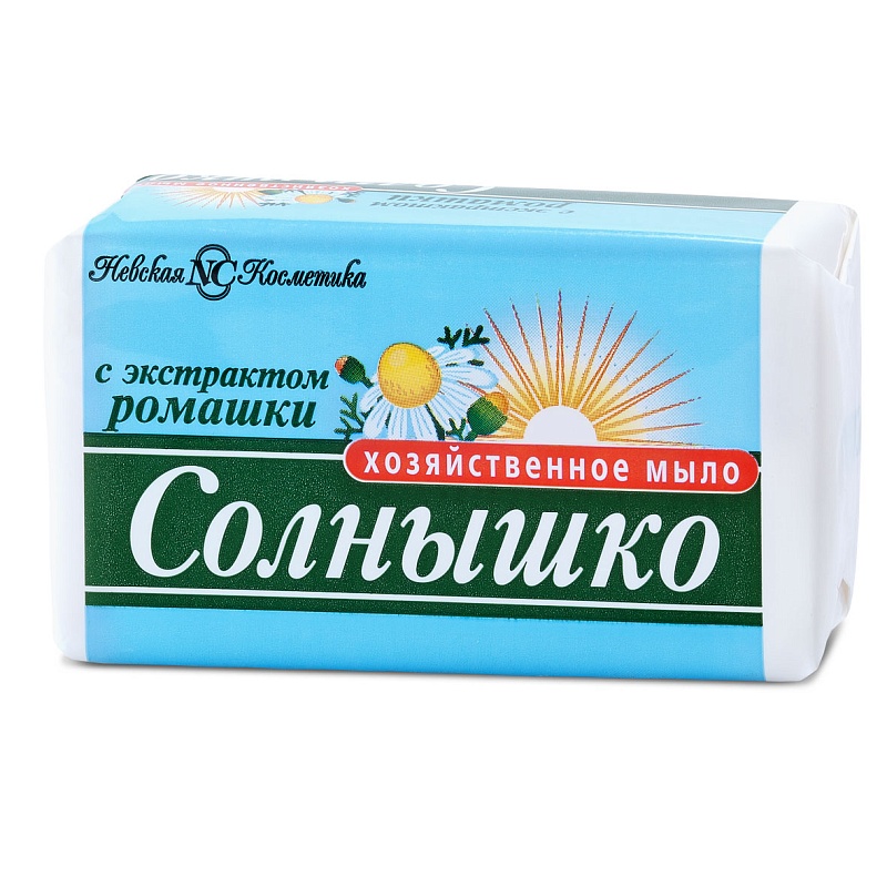 Мыло хоз. НК Солнышко 140г  РОМАШКА