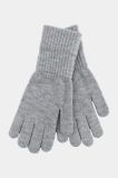 Перчатки женские, вязанные, ONESIZE , серый