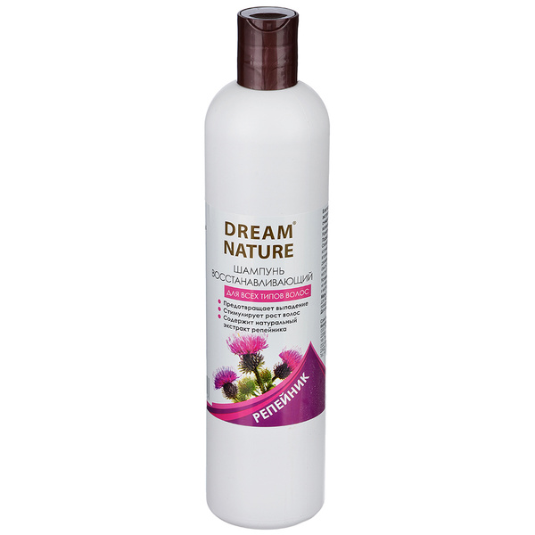 Шампунь Dream Nature 400мл  восстанавливающий РЕПЕЙНИК