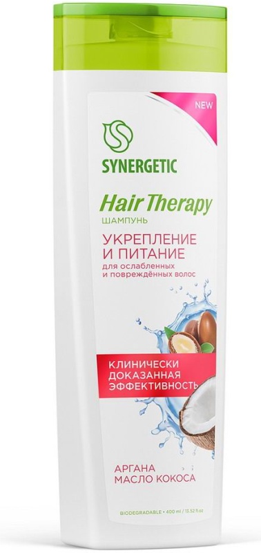 Шампунь Синергетик SYNERGETIC 400мл Укрепление и питание